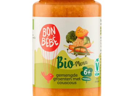 Bonbebe Bio M0617 gemengde groente couscous