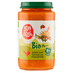 Bonbebe Bio M0812 pasta met tomaat mozzarella