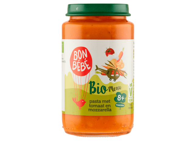 Bonbebe Bio M0812 pasta met tomaat mozzarella