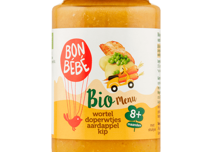 Bonbebe Bio M0816 wortel doperwtjes aardappel