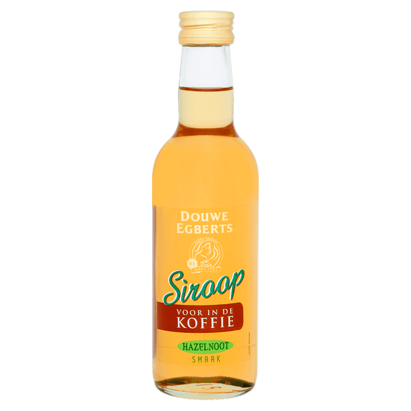 Douwe Egberts Hazelnut coffee syrup