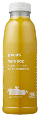 vers sap Appel, sinaasappel mango