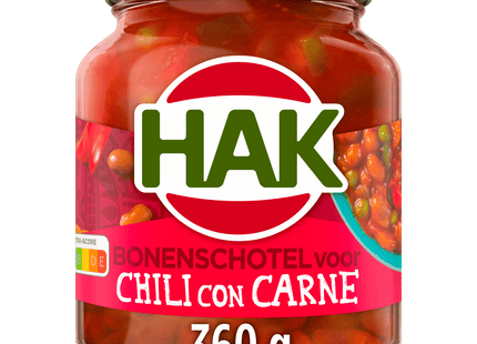 Hak Bonenschotel chili con carne
