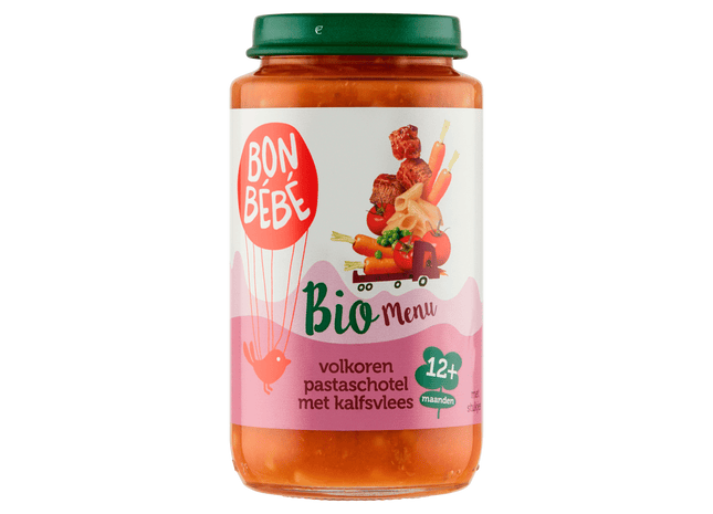 Bonbebe Bio M1217 volkoren pastaschotel kalf