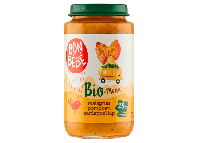 Bonbebe Bio M1515 mais doperwt aardappel kip