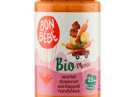 Bonbebe Bio M1516 wortel doperwt aardappel