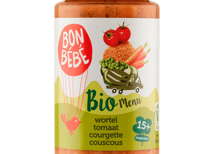 Bonbebe Bio 15+M1513 carrot tomato zucchini