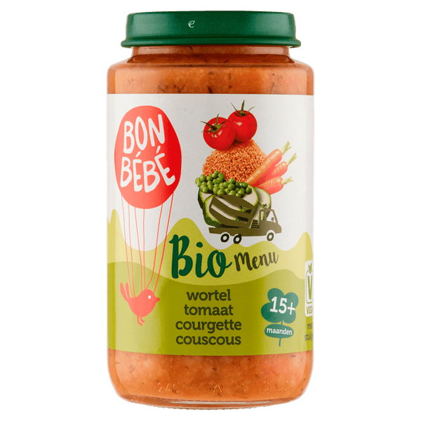 Bonbebe Bio 15+M1513 wortel tomaat courgette