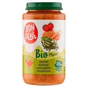 Bonbebe Bio 15+M1513 wortel tomaat courgette