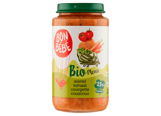 Bonbebe Bio 15+M1513 wortel tomaat courgette