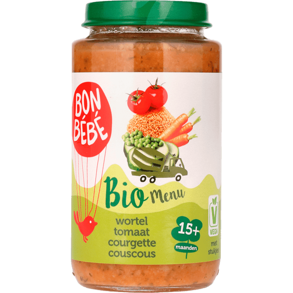 Bonbebe Bio 15+M1513 Karotte Tomate Zucchini