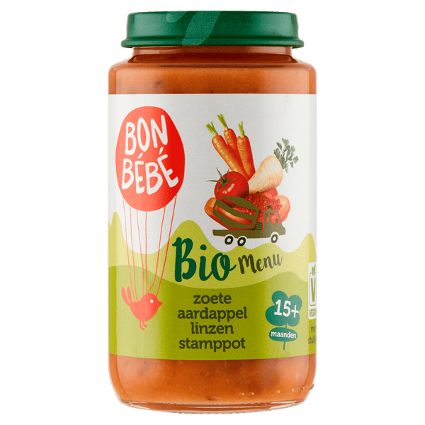Bonbebe Organic M1512 sweet potato lentil mash