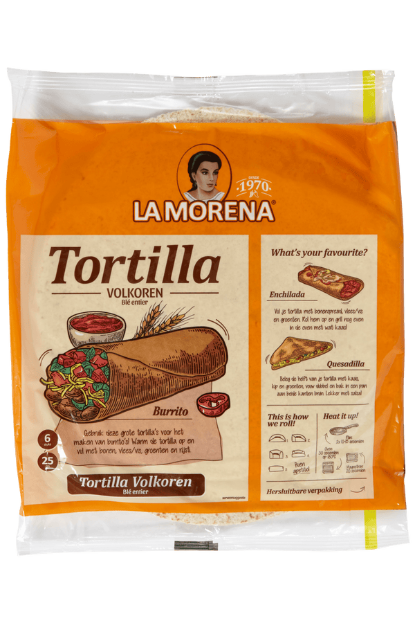 La Morena Tortilla volkoren