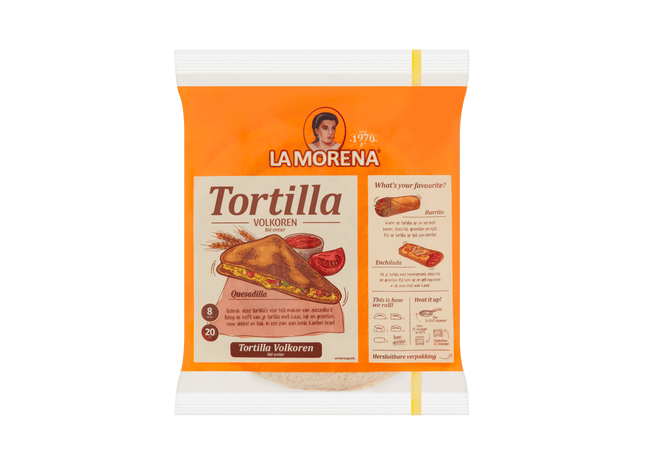 La Morena Tortilla volkoren