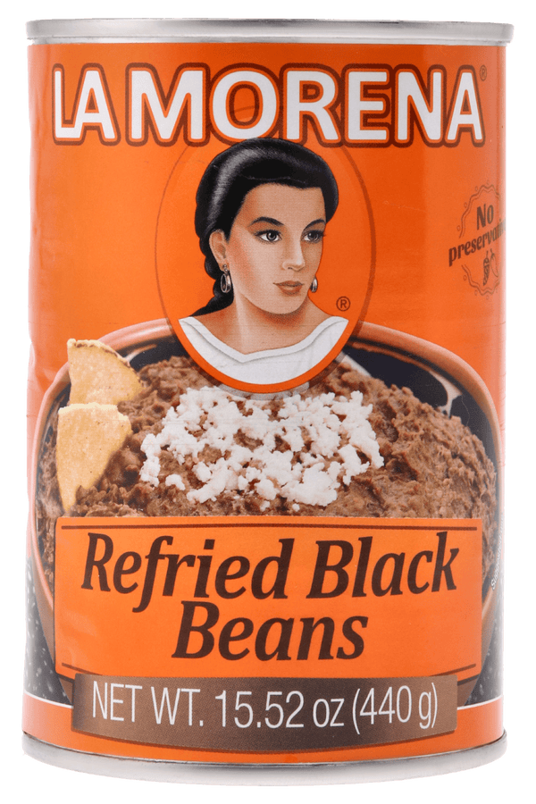 La Morena Refried Black Beans