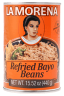 La Morena Refried bayo beans