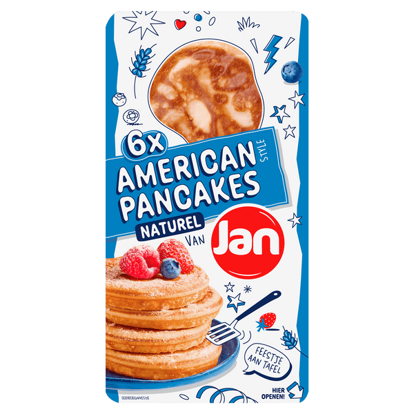 Jan Amerikanische Pancakes natur