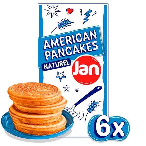 Jan Amerikanische Pancakes natur