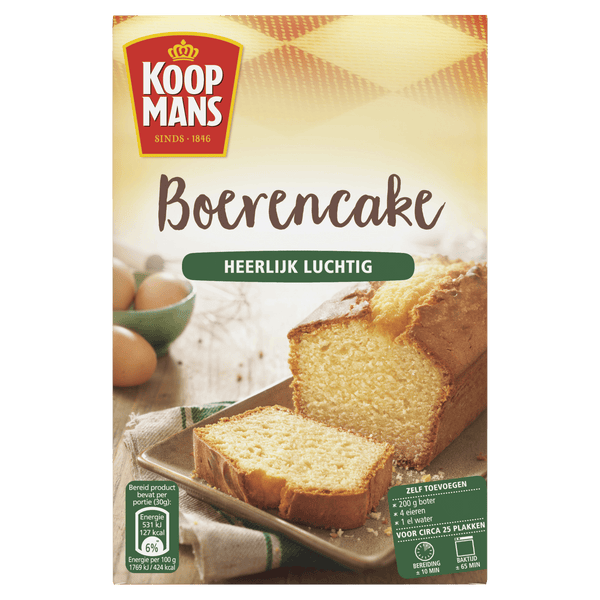 Koopmans Farmer's Cake Baking Mix