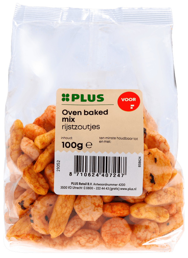 Oven baked rijstzoutjes