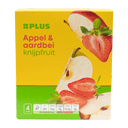 Squeeze fruit apple & strawberry 4x90gr