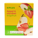 Knijpfruit appel & aardbei 4x90gr