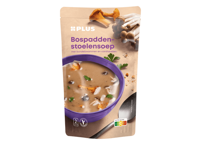 Soep in Zak Bospaddenstoelensoep