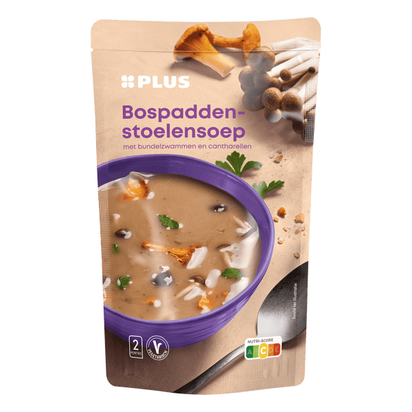 Soep in Zak Bospaddenstoelensoep