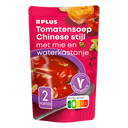 Soep in Zak Chinese tomatensoep