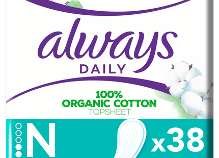 Always Dailies cotton protection normal