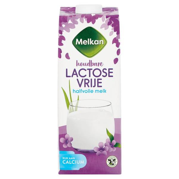 Melkan Lactosevrije halfvolle melk