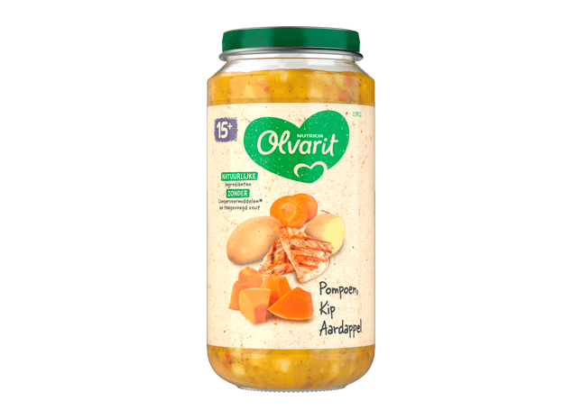 Olvarit 15+mnd Pompoen Kip Aardappel