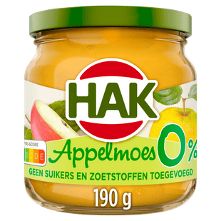 Hak Appelmoes 0% suiker toegevoegd