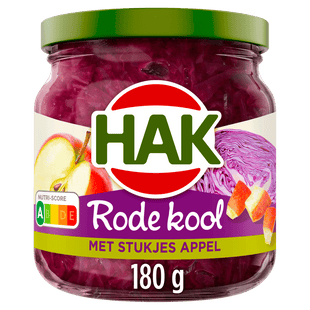 Hak Rotkohl mit Apfelstücken