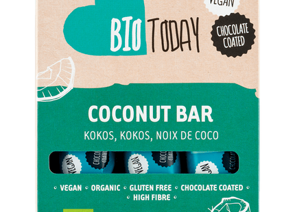 Tastes Vegan Coconut Bar 3 pieces organic