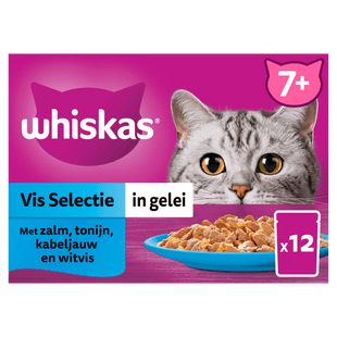 Whiskas 7+  Selectie in gelei - Vis
