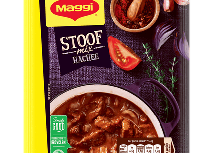 Maggi stew mix hash