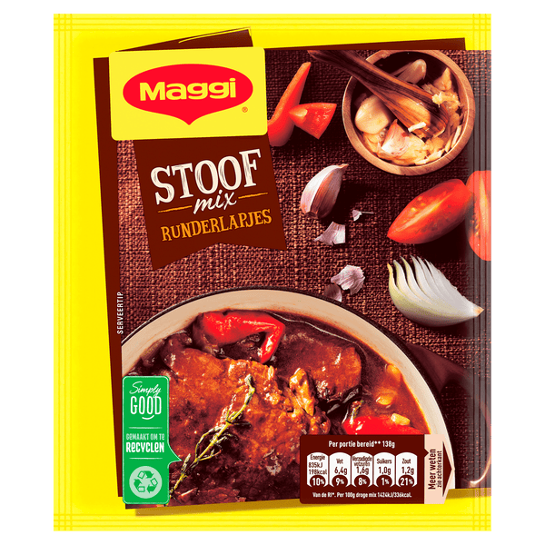 Maggi Stoofmix runderlapjes