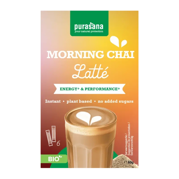 Purasana Morning chai latté