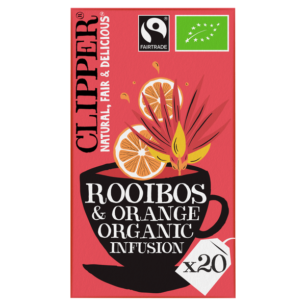 Clipper Red Bush Tea & Orange