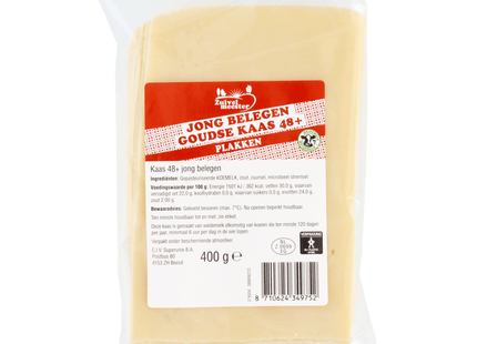 Dairy master Goudse young matured 48+ slices