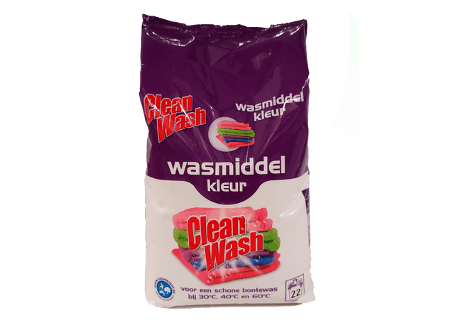 Clean Wash Wasmiddel poeder kleur
