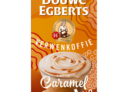 Douwe Egberts Milk based instant coffee latte caramel