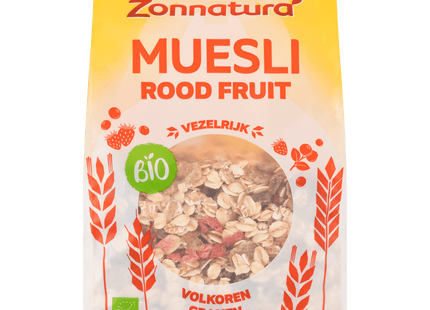 Zonnatura Muesli red fruit