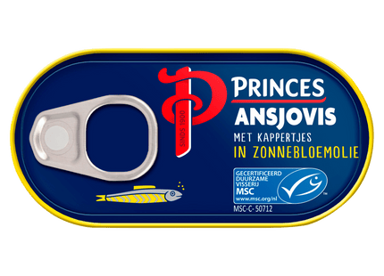 Princes Ansjovis + kappertjes MSC