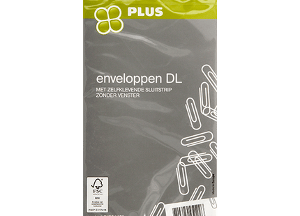 Enveloppen DL 110x220 mm FSC