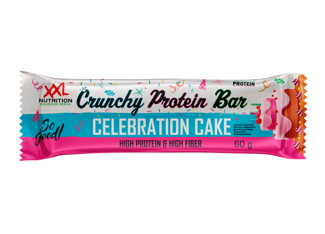 XXL Nutrition Crunchy Protein Bar Celebration Cake