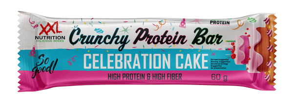 XXL Nutrition Crunchy Protein Bar Celebration Cake