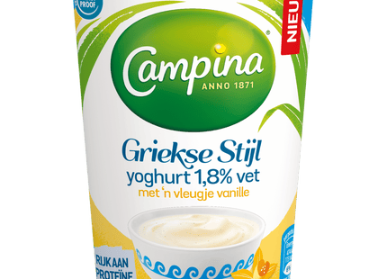 Campina Yoghurt Griekse Stijl Vanille