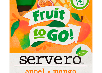 Servero 100% Fruit to go mango 4x90gr